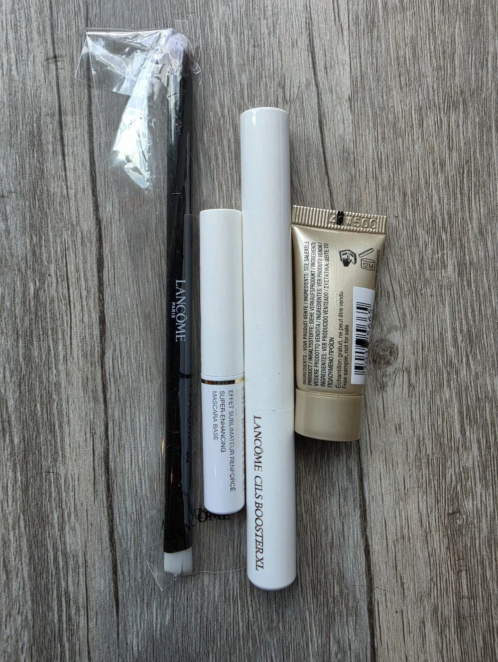 Lancome Dual Eye Shadow Brush + Lancome Absolue + Cils Booster XL + Cils Booster